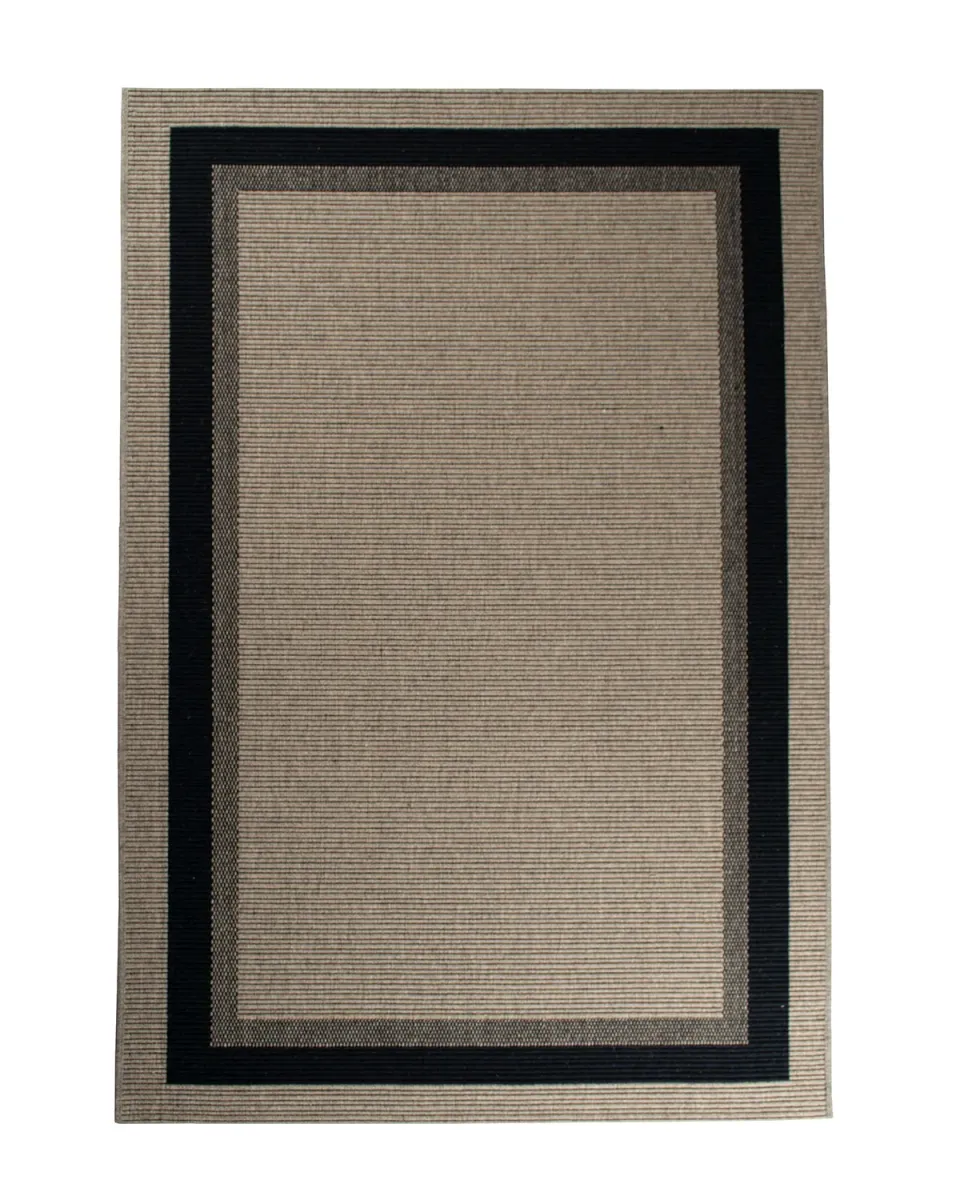 HC Interior Rugs Trinidad 15012-032 Teppich Black rutschfest