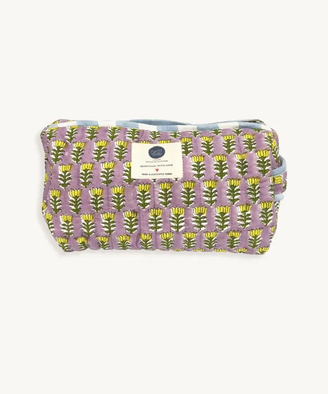 Doing Goods Nova Grande Kosmetiktasche Baumwolle floral