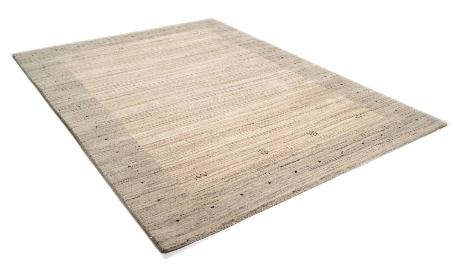 THEKO Lori Dream Super Gabbeh 70x140 Beige Schurwolle