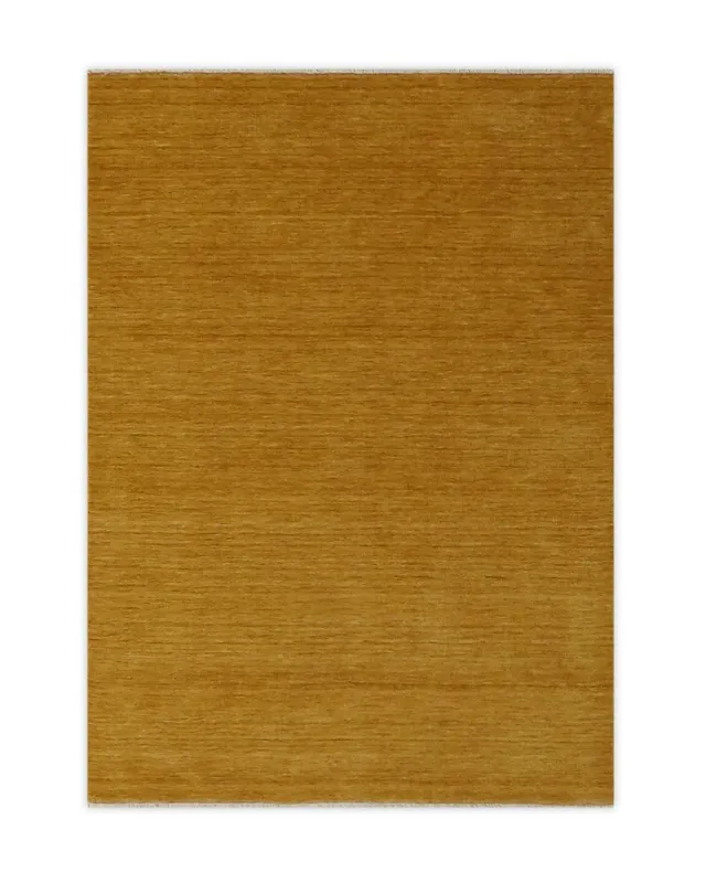HC Interior Skagen 8800-081 Teppich Mustard Fransen
