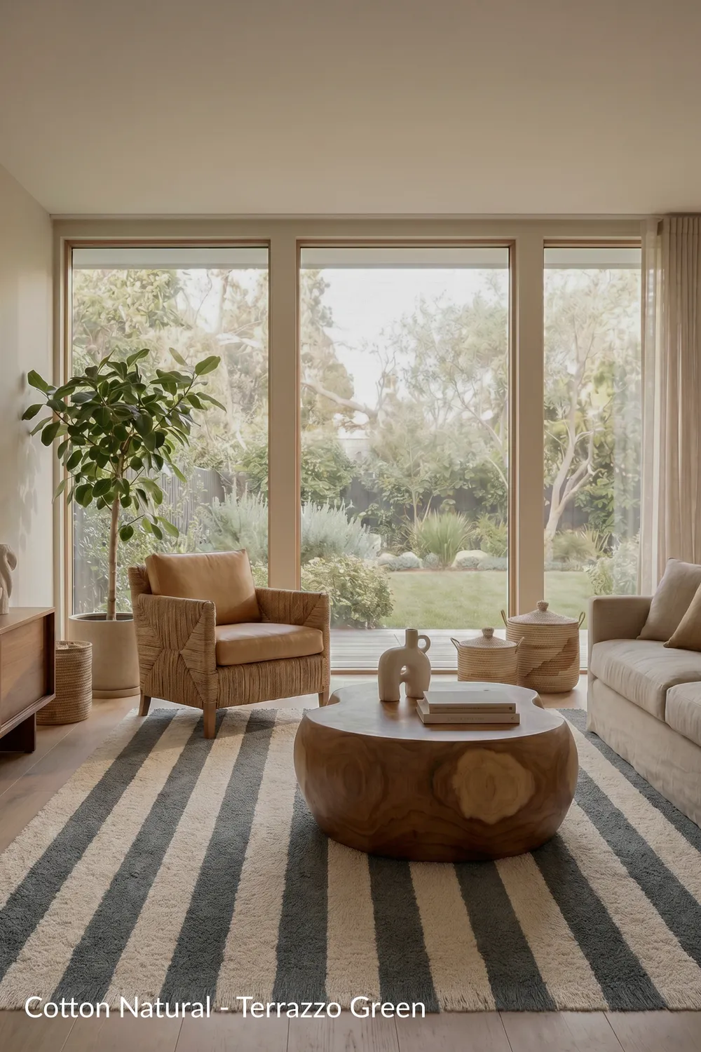 Lorena Canals Custom Striped Rug waschbarer Teppich