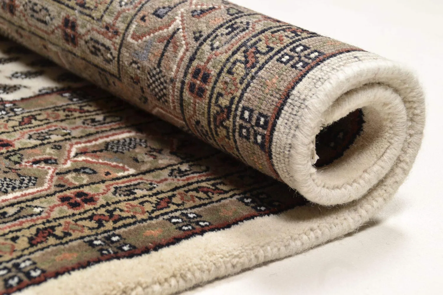 THEKO Chandi MIR Orientteppich 60x90cm beige Schurwolle