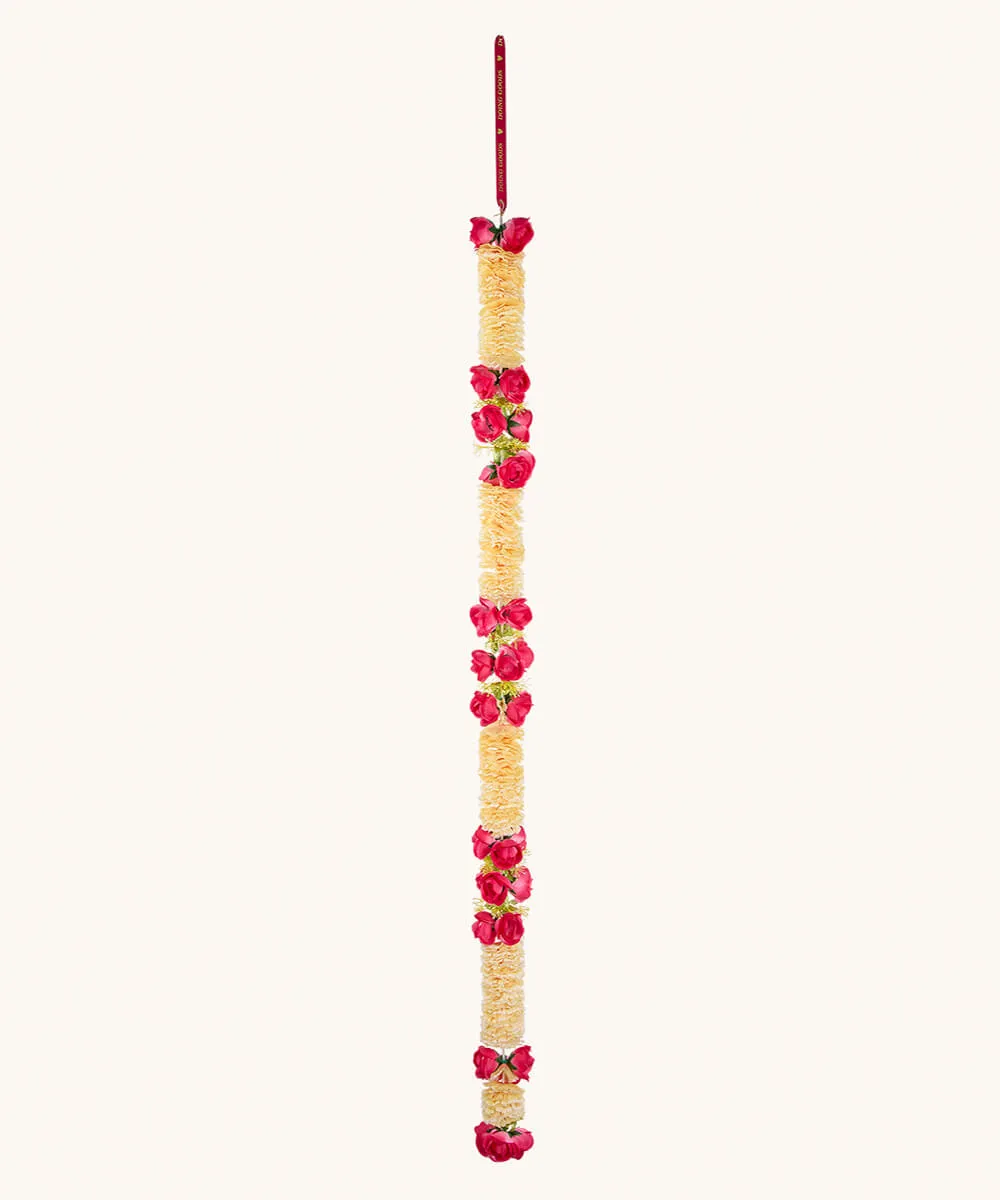 Doing Goods Blumengirlande Pfirsich-Rosa 203 cm Stoff