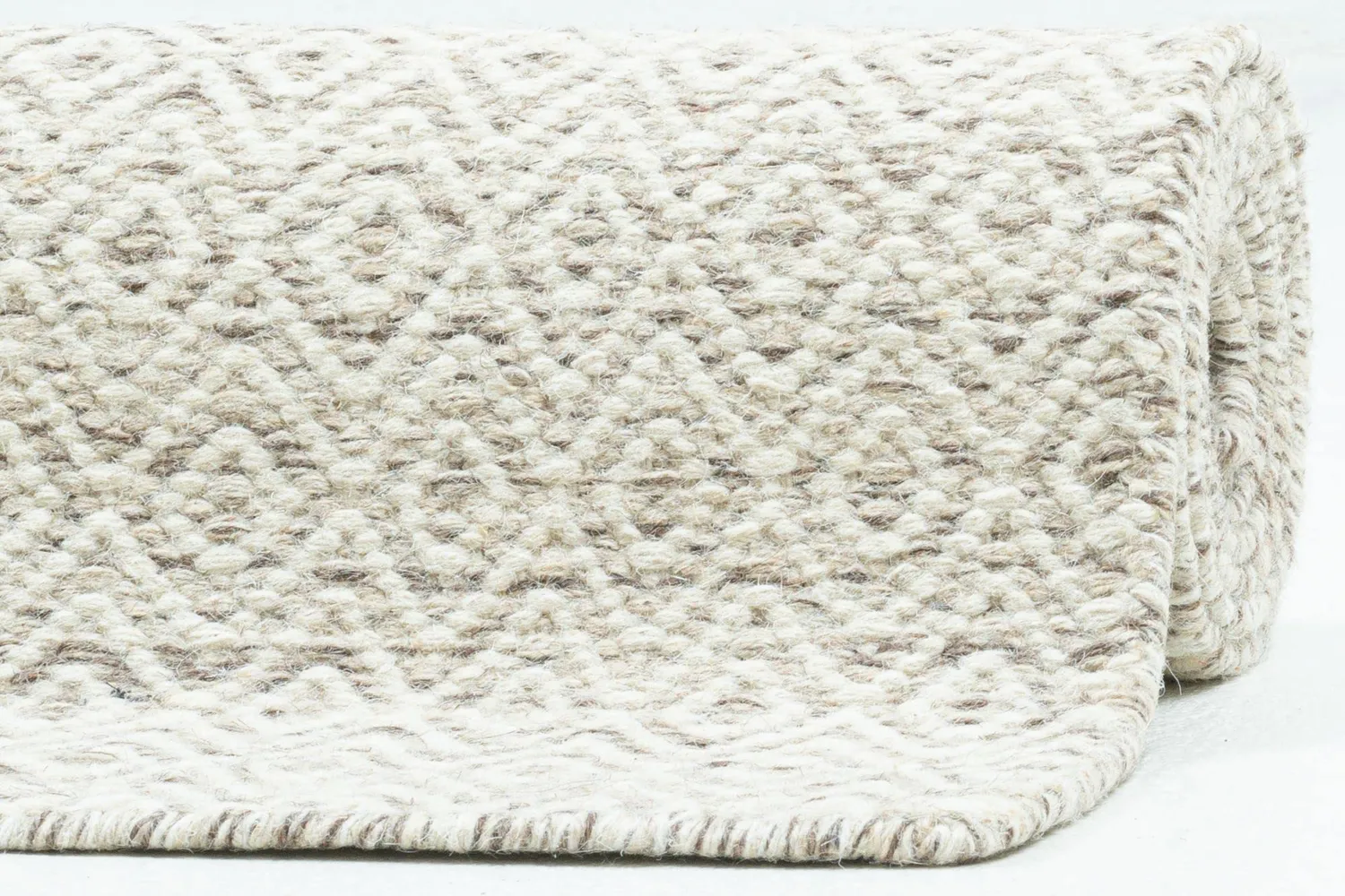 THEKO Trondheim PO-502 Teppich Beige 80x180 Wolle