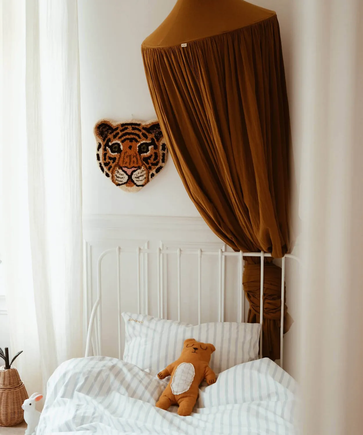 Doing Goods Cloudy Tiger Tigerteppich Wolle Wanddeko