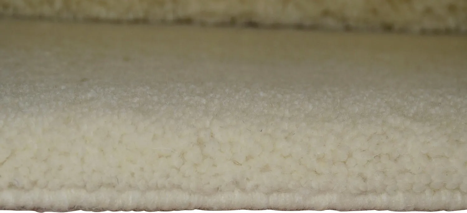 THEKO Imaba Super Teppich Weiß 70x140 Schurwolle