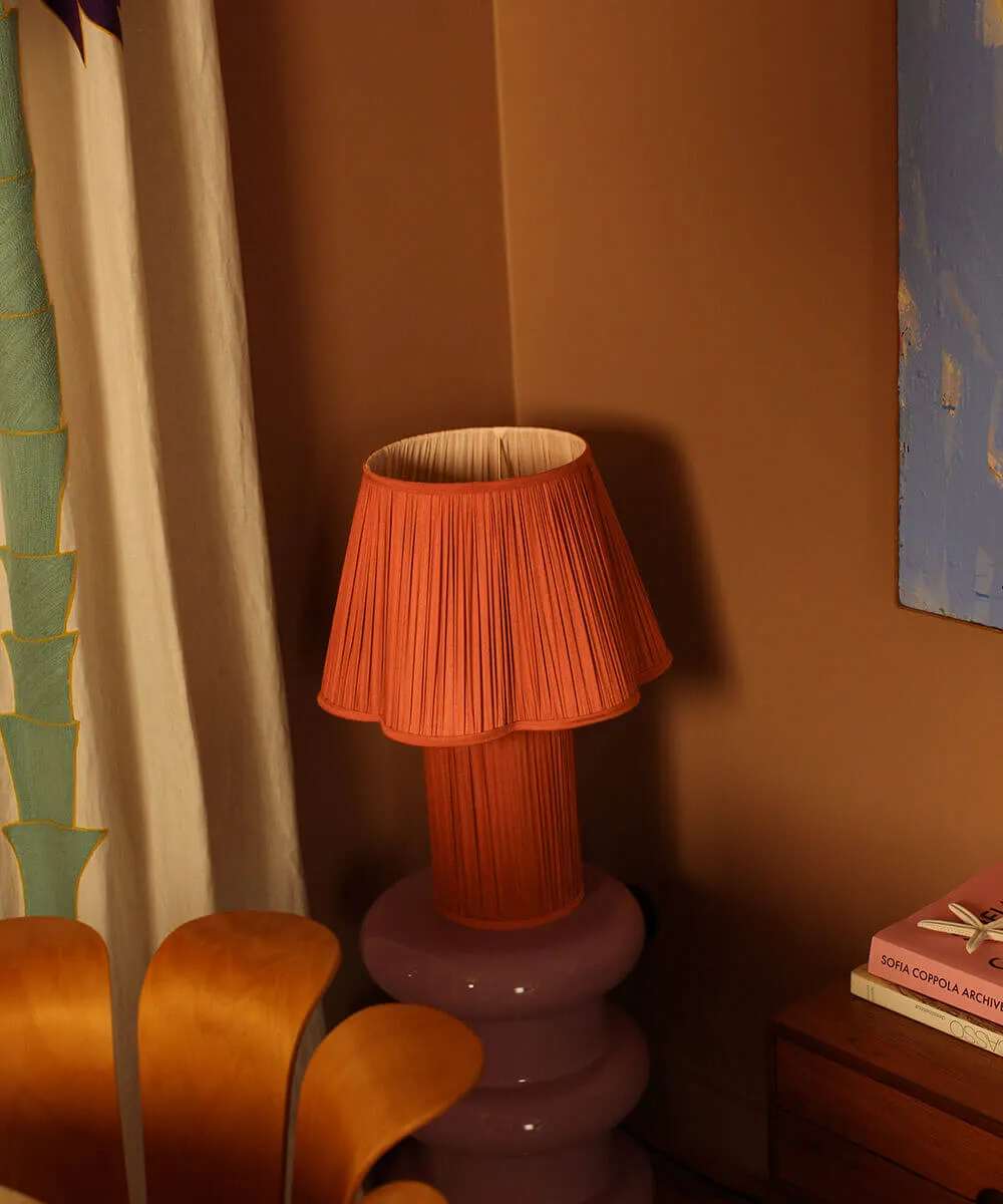 Doing Goods Myra Bronze Seidenlampe groß 57 cm E27