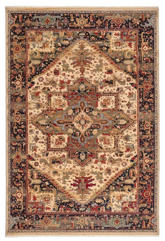 THEKO Saharna Teppich Beige 60x85 Schurwolle