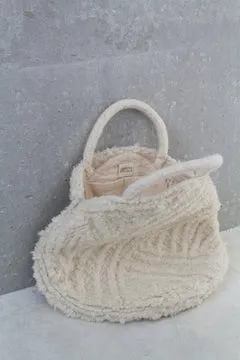 Lorena Canals 25th Anniversary Tasche Natural Wolle