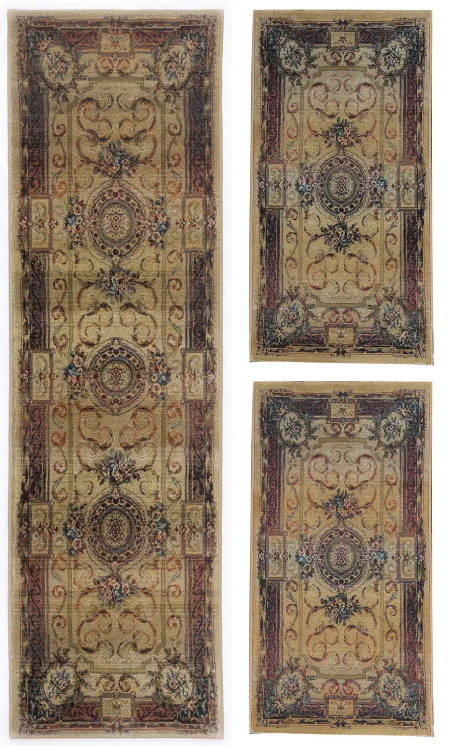 THEKO Gabiro Bettumrandung 68x570 cm Beige Vintage
