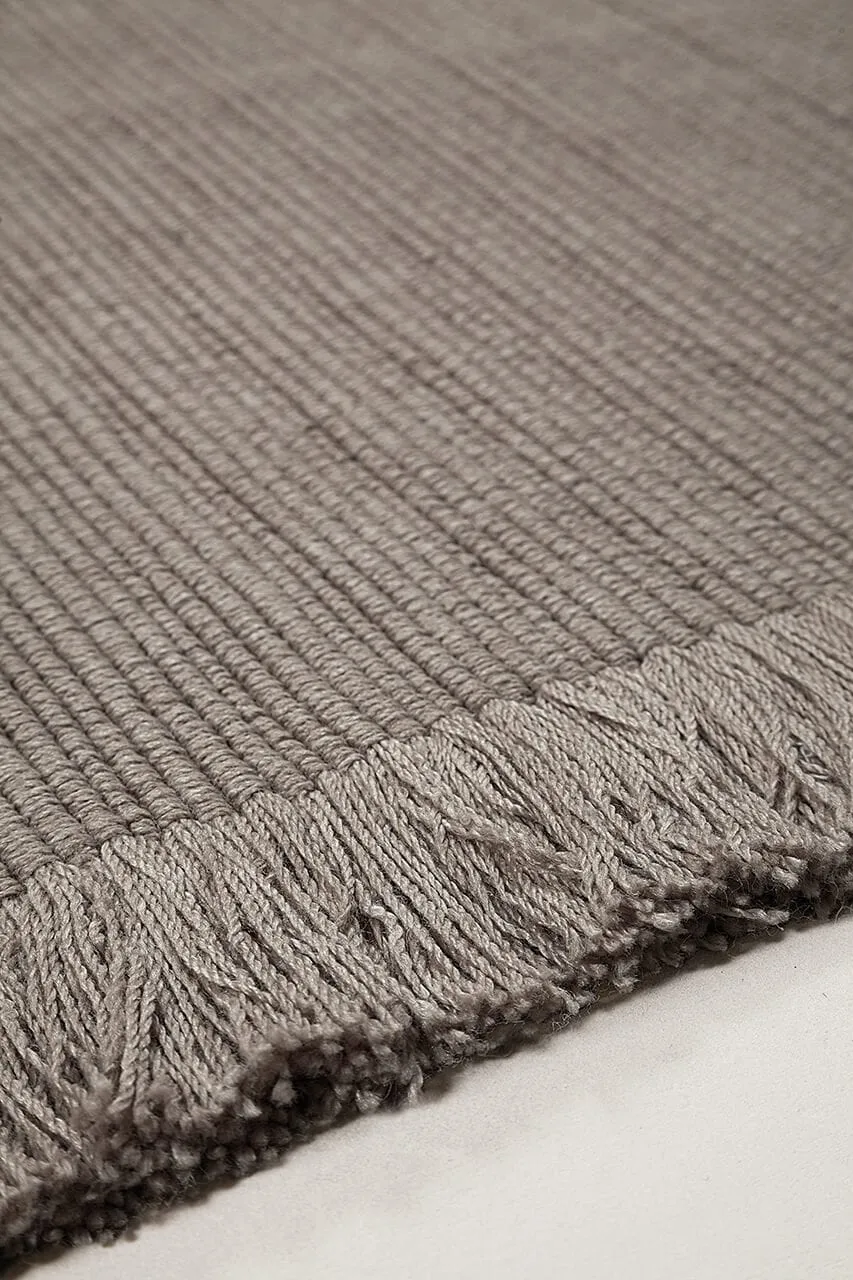 Amini Pierre Teppich 240x80 Composite Grey PET
