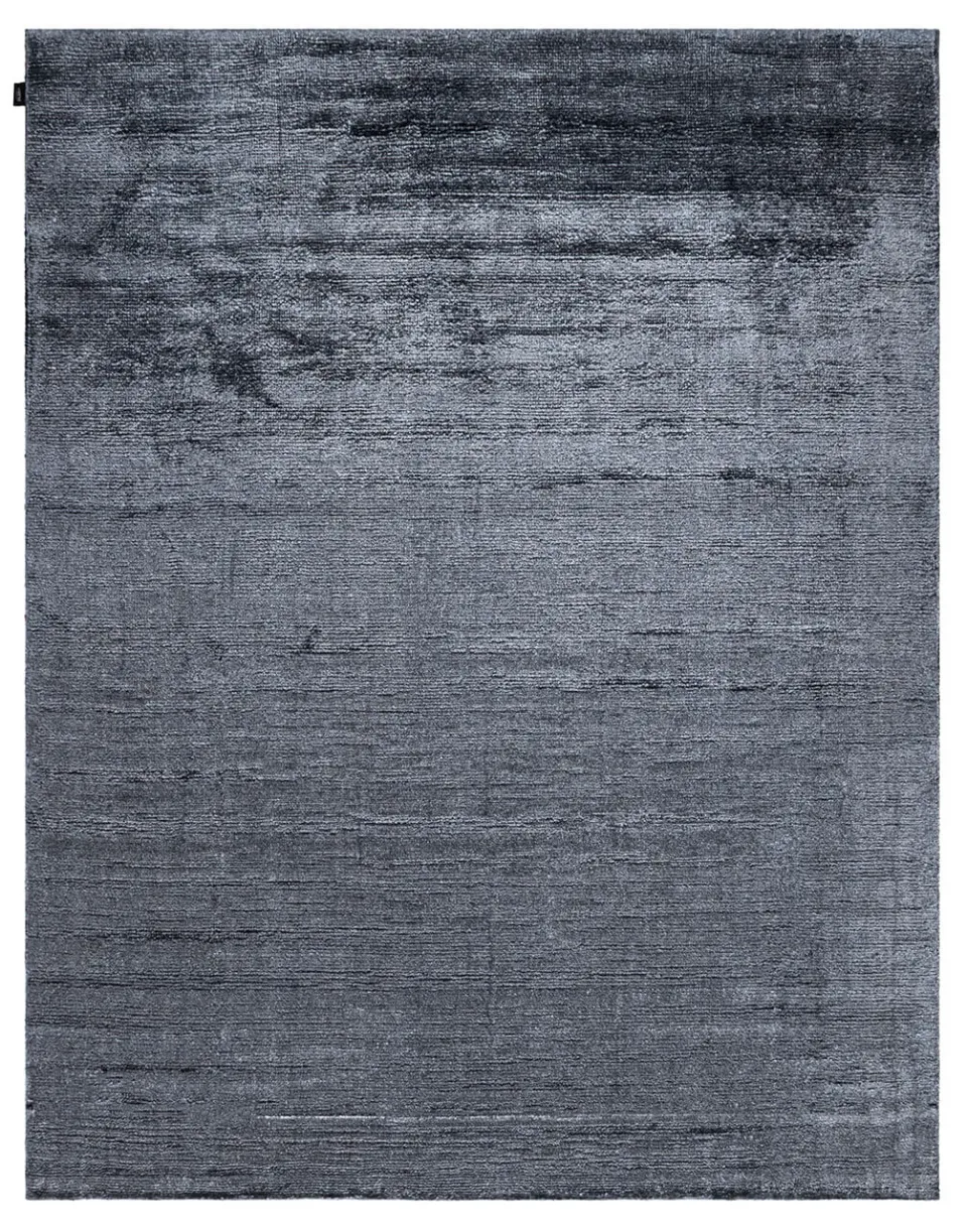 Amini Aura Teppich Grau 250x200 Bananenseide