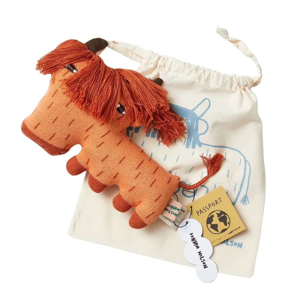 Donna Wilson Harriet Highland Cow Wee One Kuscheltier Bio-Baumwolle
