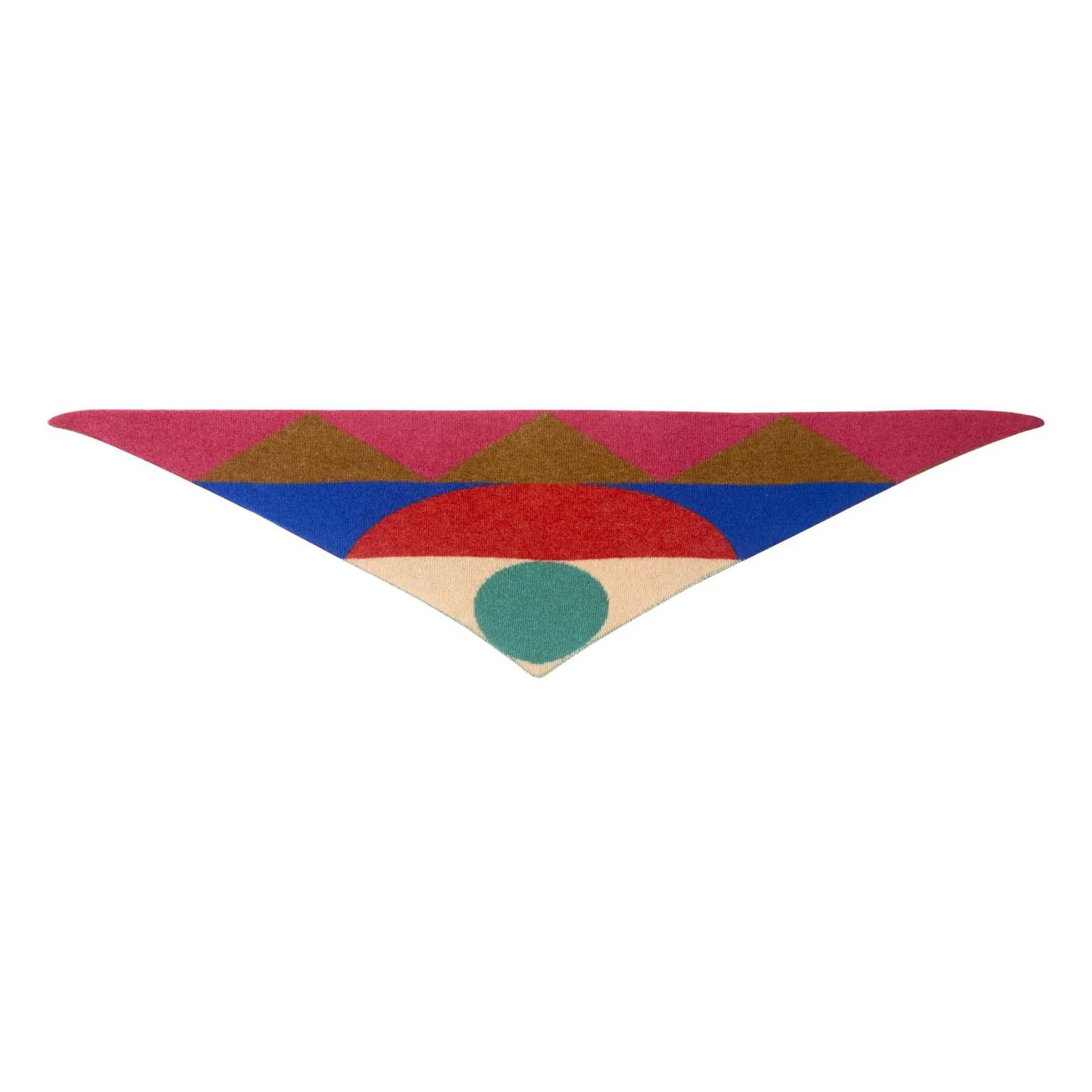Donna Wilson Totem Halstuch Lambswool 100x27 bunt