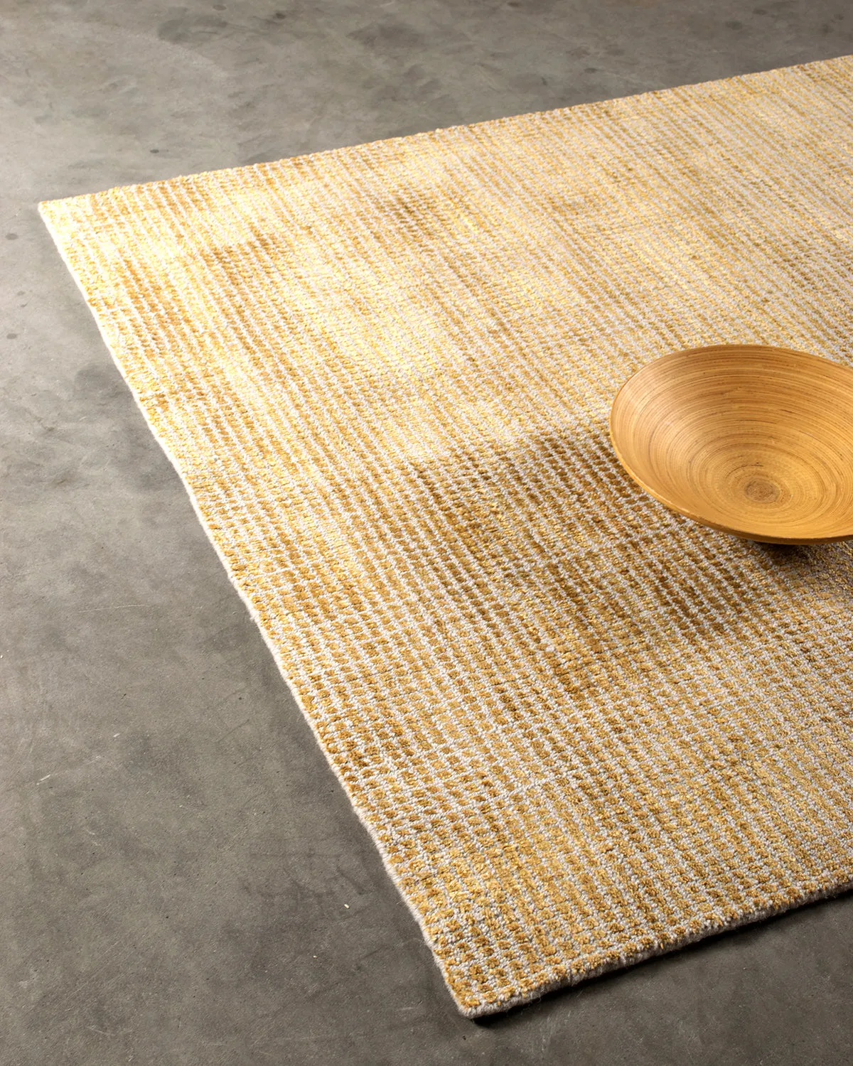HC Interior Rugs Stockholm 1450-800 Teppich Gold Bambusmix