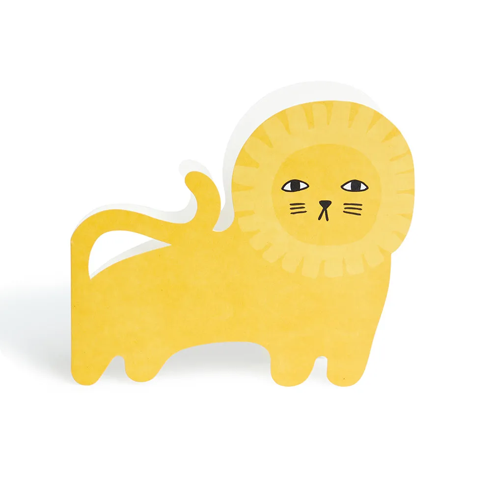 Donna Wilson Richie Lion Grußkarte Löwe 15 cm