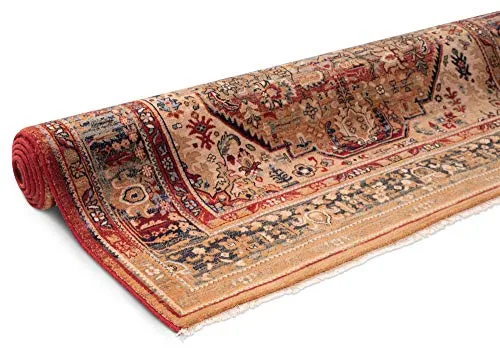 THEKO Saharna Wollteppich Rot 60x90 cm Schurwolle