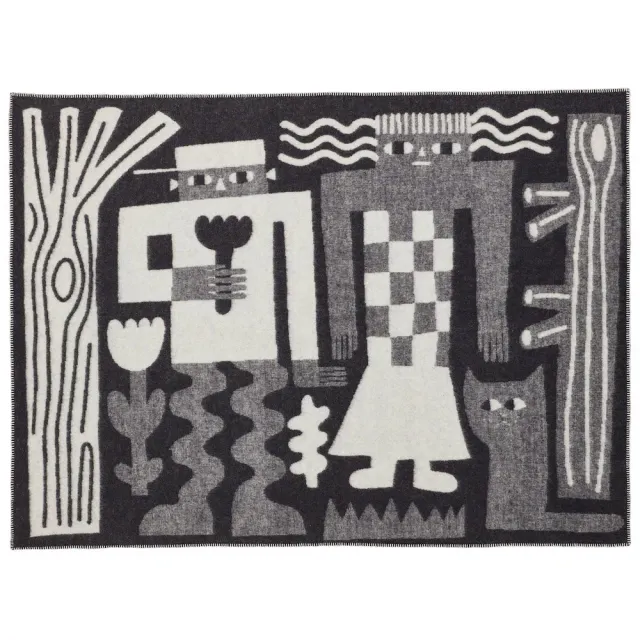 Donna Wilson Me and You Wolldecke 180x130cm Schurwolle