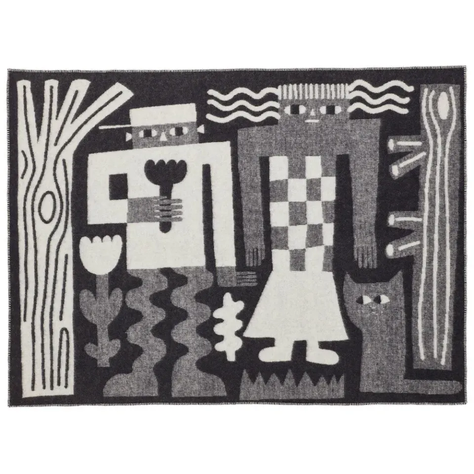 Donna Wilson Me and You Wolldecke 180x130cm Schurwolle