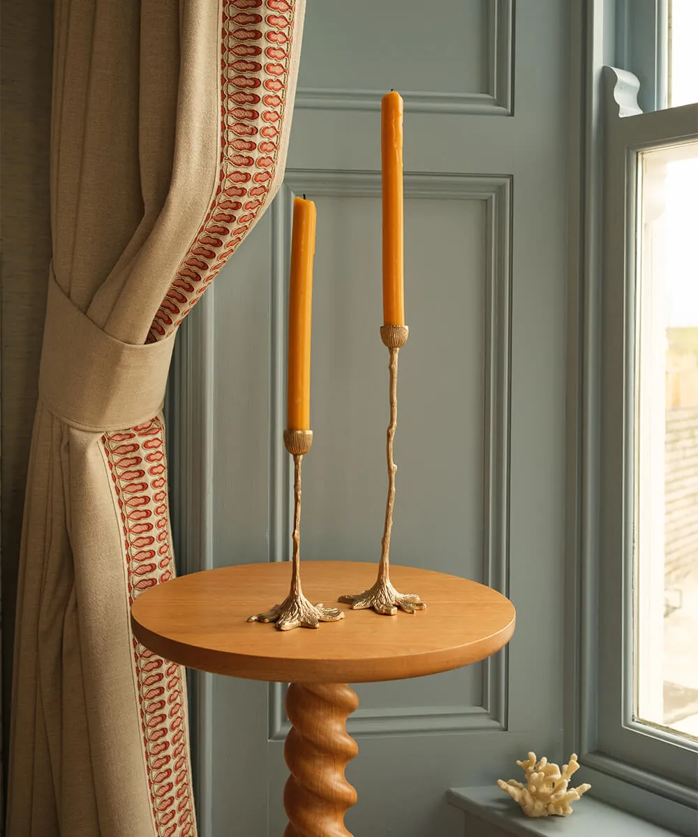 Doing Goods Misty Tree Kerzenhalter 19cm Messing Baum-Design