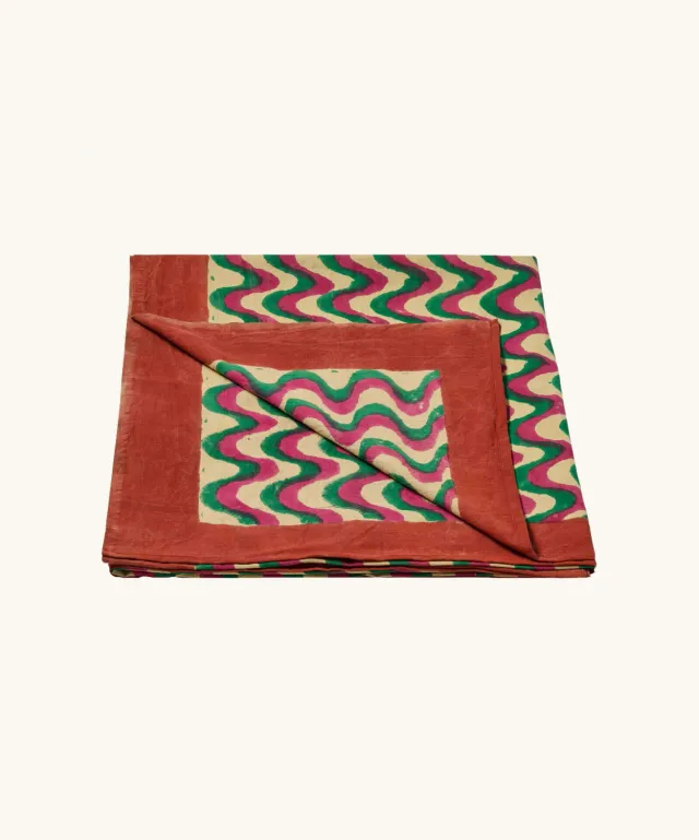 Doing Goods Millie Simple Decke mit Tasche Baumwolle