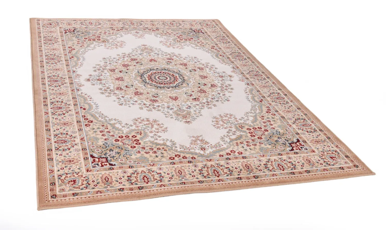 THEKO Dolna Teppich Beige 50x80 Schurwolle