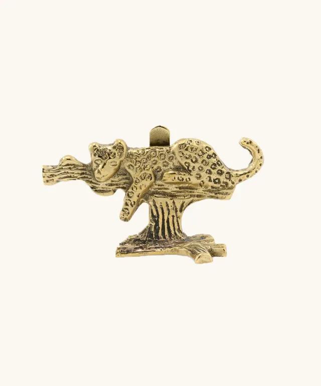 Doing Goods Jenna Kartenhalter Leopard Tischkarte handgefertigt