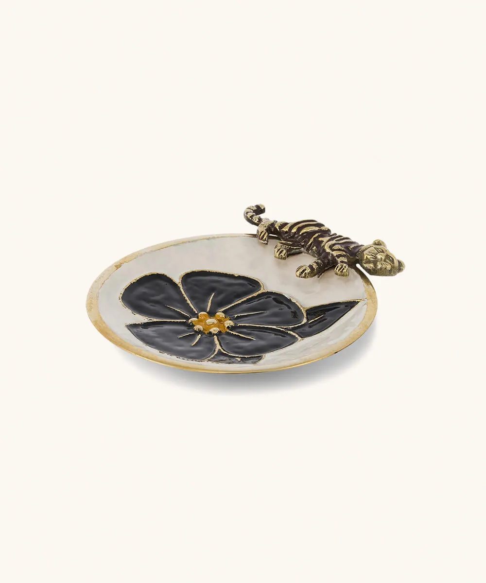 Doing Goods Lacy Tiger Schmuckschale gold 13 cm