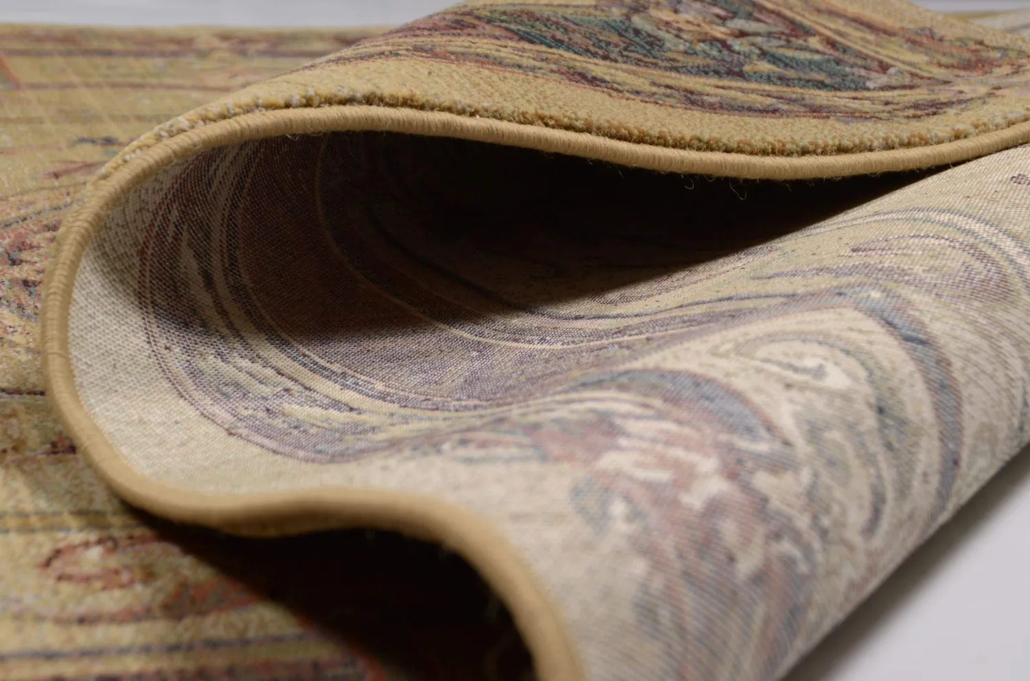 THEKO Gabiro Bettumrandung 68x570 cm Beige Vintage