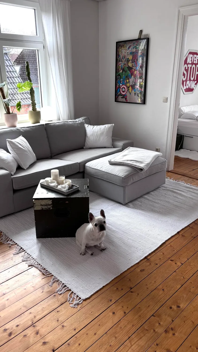 THEKO Happy Cotton Teppich 40x60 cm Mint Baumwolle