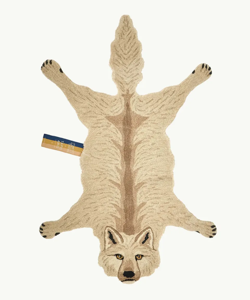 Doing Goods Woozy Wolf Teppich Large Wolle