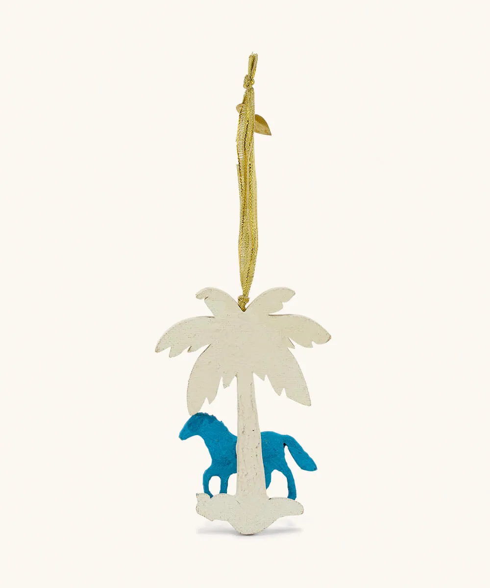 Doing Goods Magic Mosie Anhänger Pferd Blau 12 cm