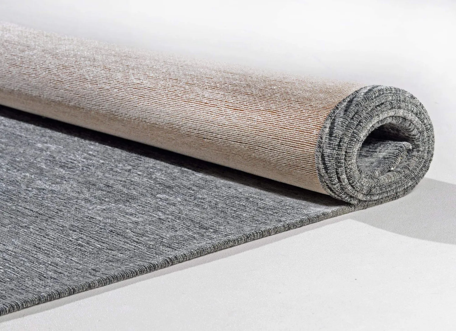 THEKO Heritage Teppich Baumwollmix flach waschbar