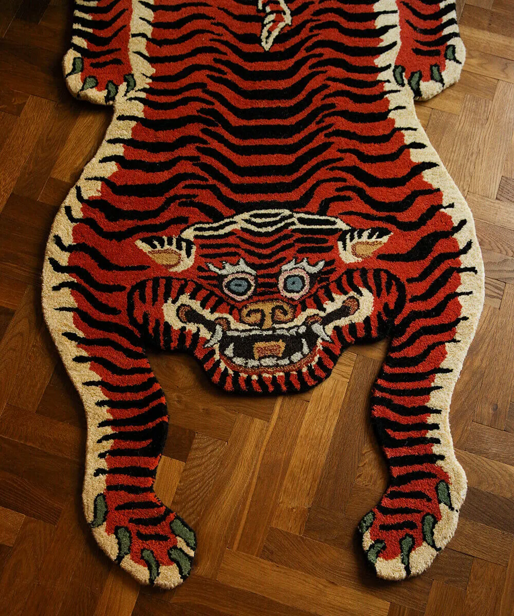 Doing Goods Santana Tiger Heritage Teppich Wolle