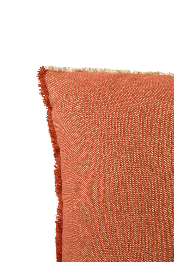 Lorena Canals Vertical Kissen 45x45 cm Terracotta Baumwolle