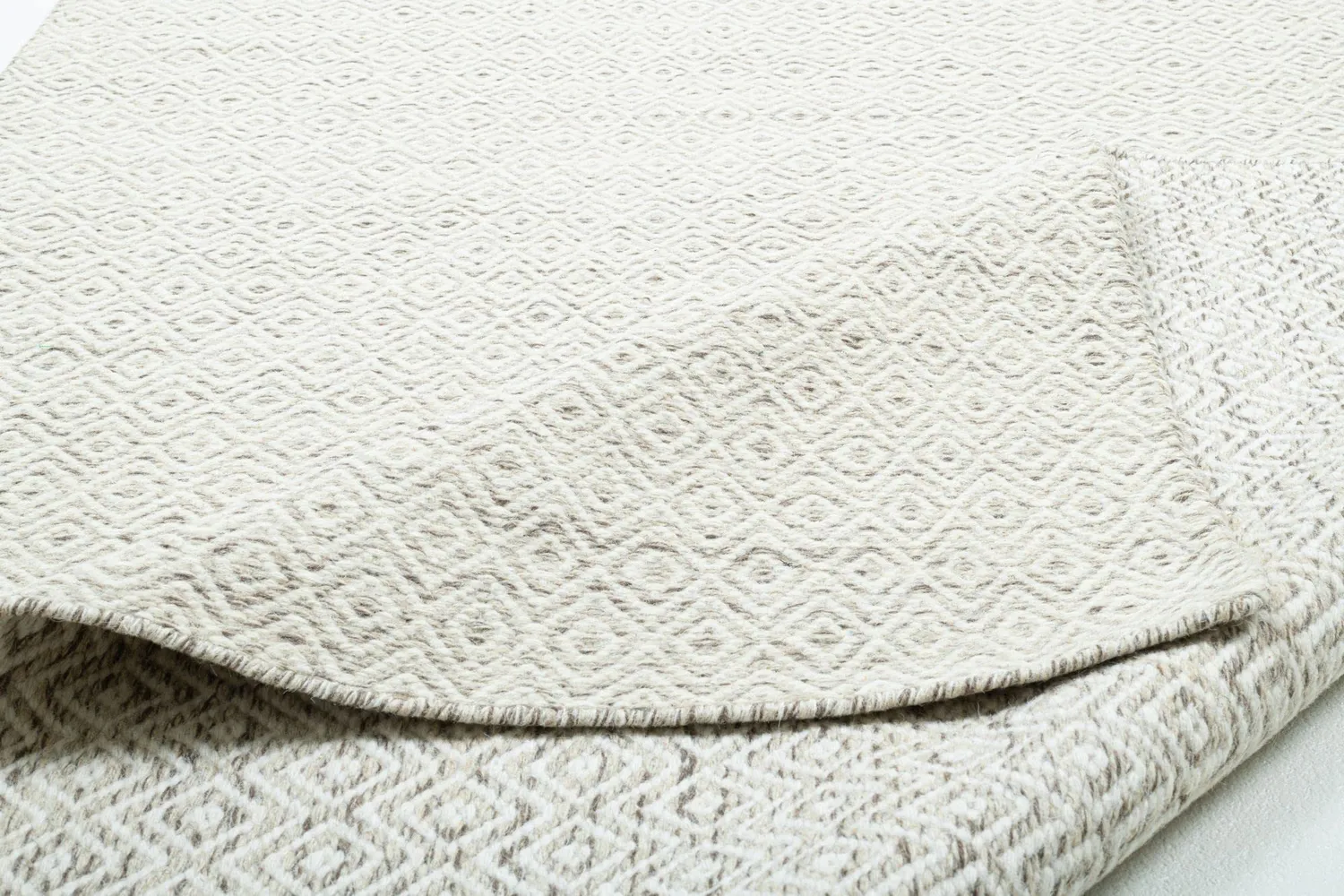 THEKO Trondheim PO-502 Teppich Beige 80x180 Wolle