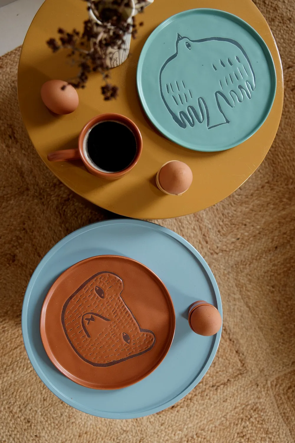 Donna Wilson Bear Plate Teller 21cm Steinzeug Bär