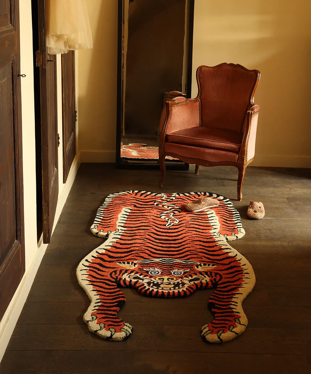 Doing Goods Santana Tiger Heritage Teppich Wolle
