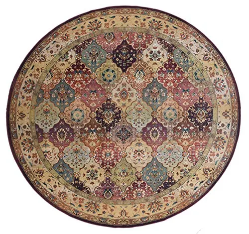THEKO Gabiro Orientteppich 200 rund Pastell Multi Vintage