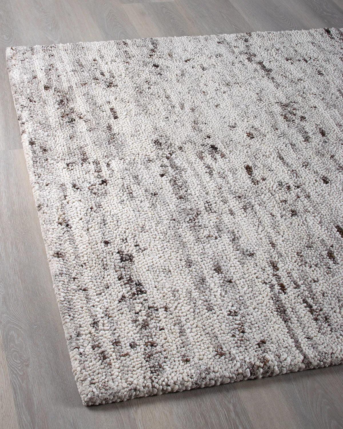 HC Interior Rugs York 3140-206 Teppich White Brown Wollteppich