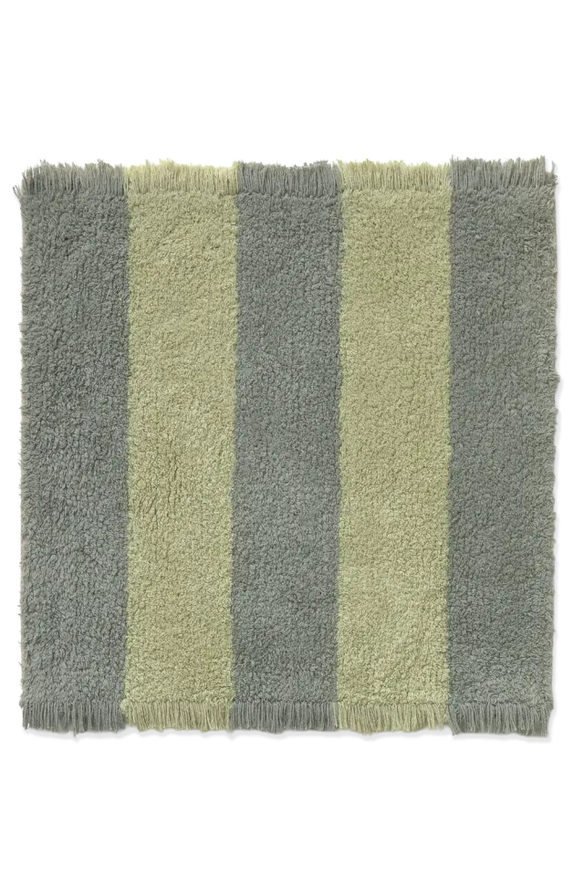 Lorena Canals Cabana Lines Stoffmuster Vintage Blue waschbar