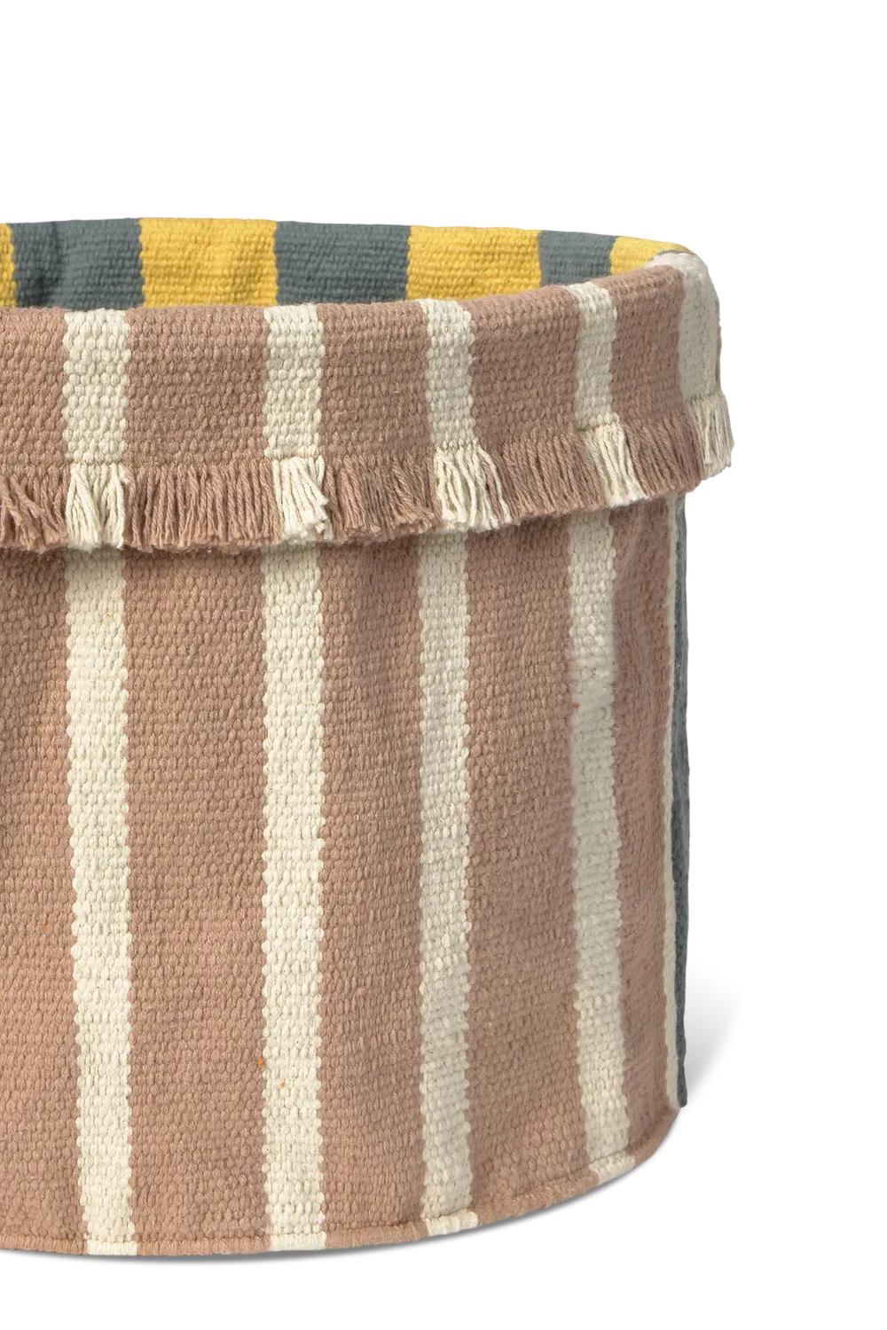 Lorena Canals Terrazo Korb Tall 35x35 Baumwolle beige