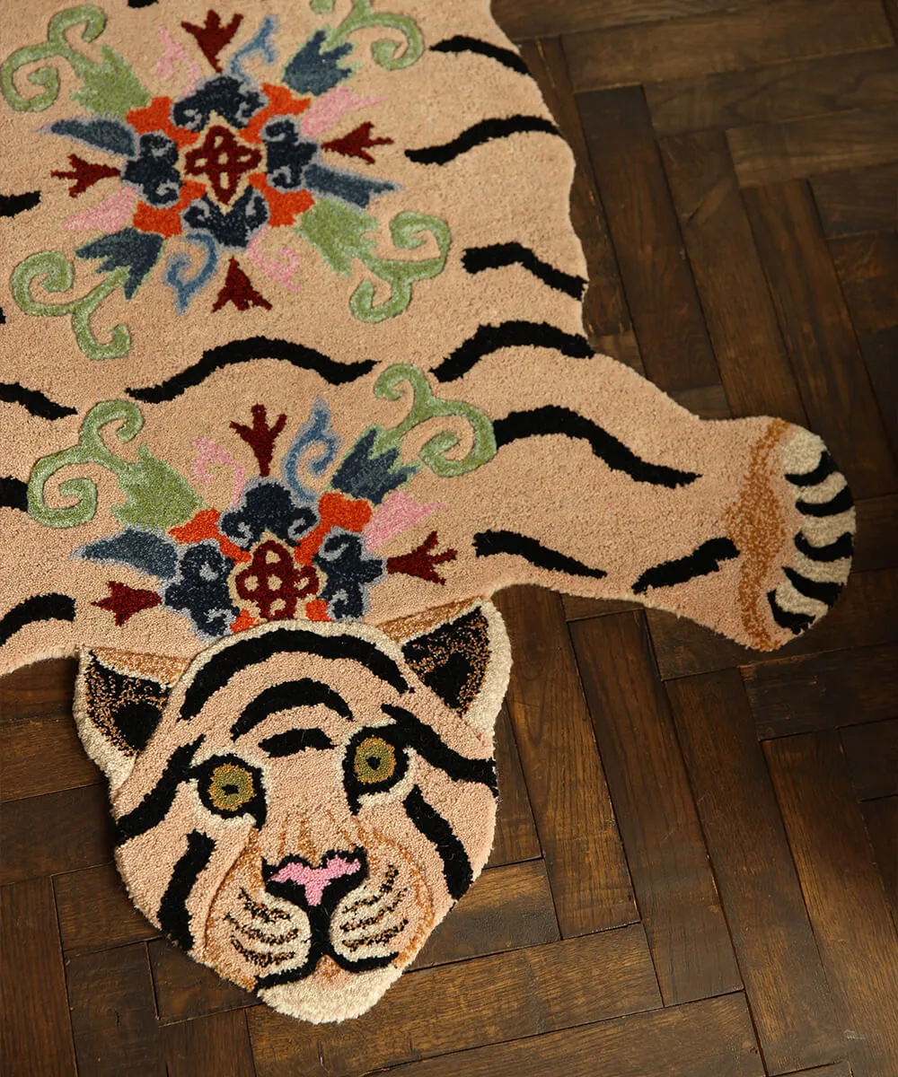 Doing Goods Mahee Majestic Tiger-Teppich Large Wolle