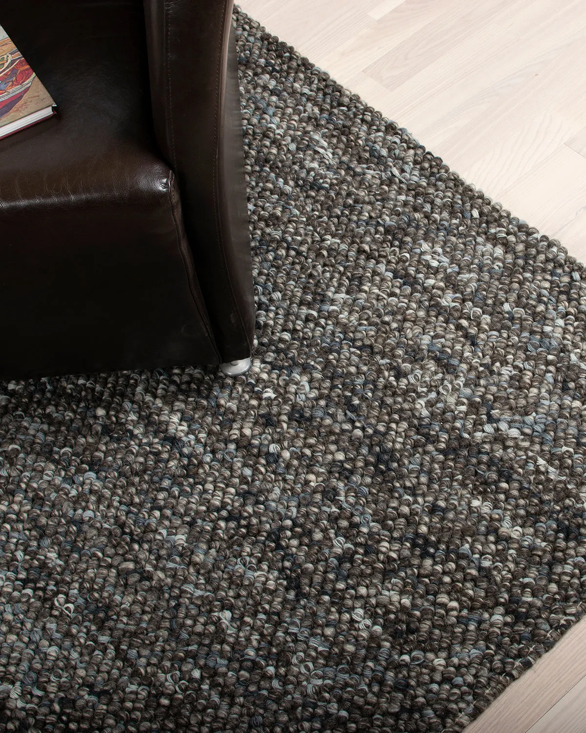 HC Interior Oxford 2200-036 Teppich Dark Grey Mix Wolle