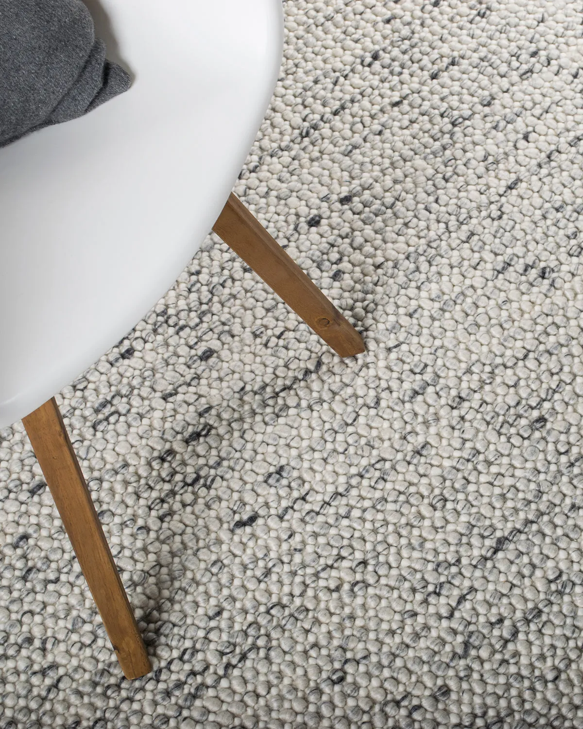 HC Interior Rugs Dublin 7200-065 Teppich Light grey Wolle