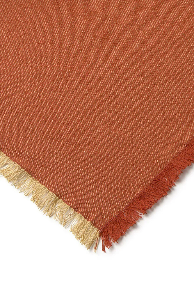 Lorena Canals Vertical Tischdecke 170x350 cm Terracotta Baumwolle