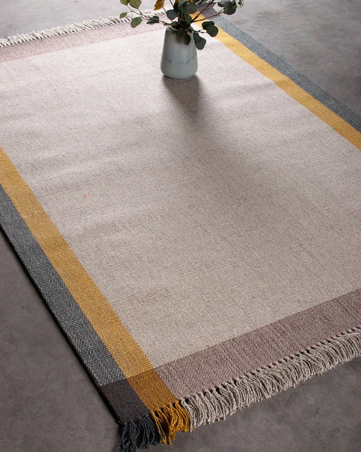 HC Interior Oslo 1170-080 Teppich Gelb 80x200 Wolle