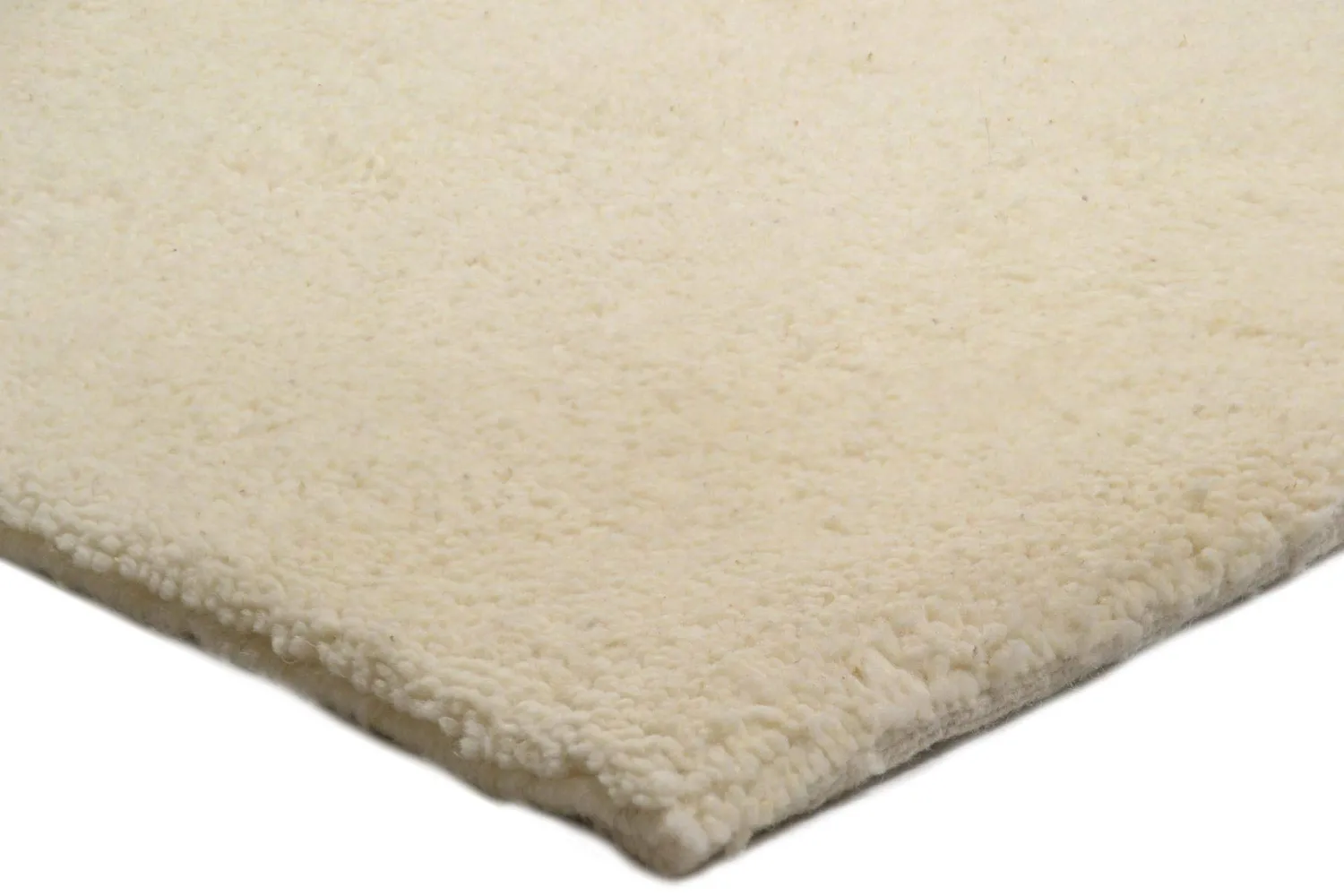THEKO Hadj Berberteppich 60x120 cm Weiß Schurwolle
