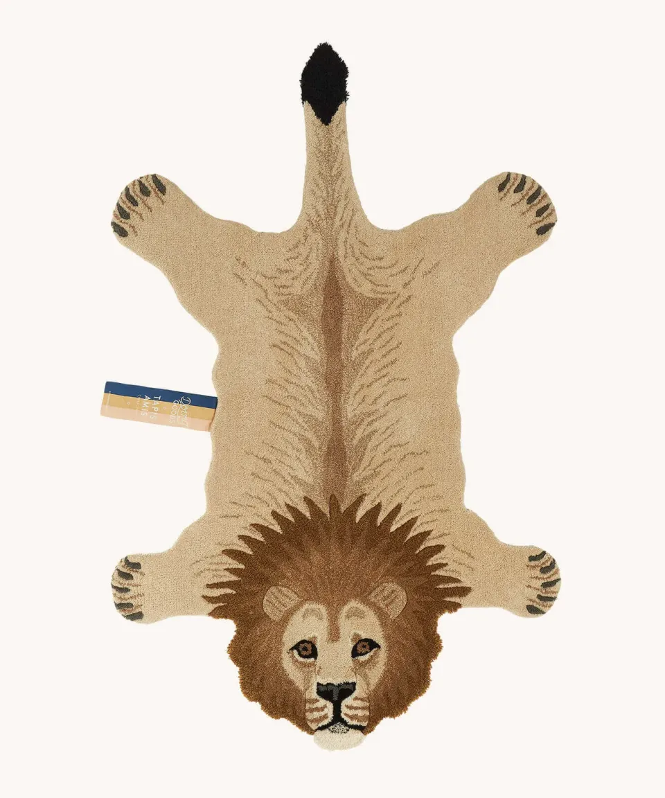 Doing Goods Moody Lion Large Teppich Wolle Handgetuftet