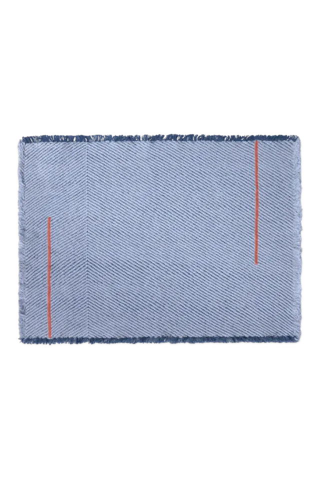 Lorena Canals Vertical Platzsets 38x50 cm Anil Blue 2er Baumwolle